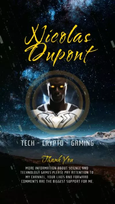 Dark Tech Crypto Gaming Galaxy Night View Science Technology Data Youtube Intro Outro