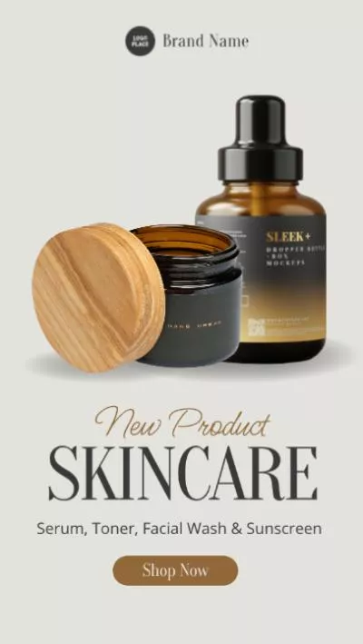 Elegant Fashion Skincare New Product Discount Sale