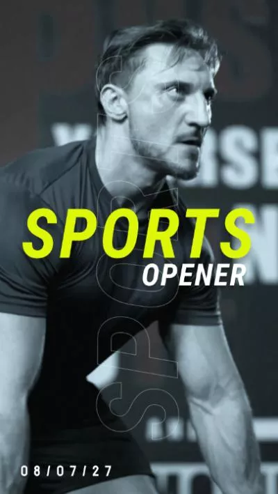 Epic Glitch Sport Fashion Game Gym Fitness Promo Fast Rhythm Sports Opener Trailer Intro