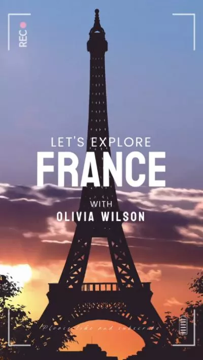 Explore City Paris Travel Vlog Live Recording Youtube Channel Intro Outro