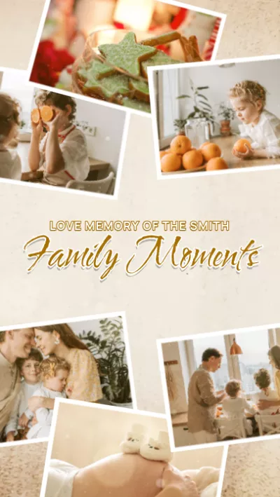 Family Moment Instagram Reels Slideshow