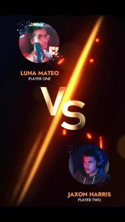 Gold Animated Sport Game Versus Screen Video