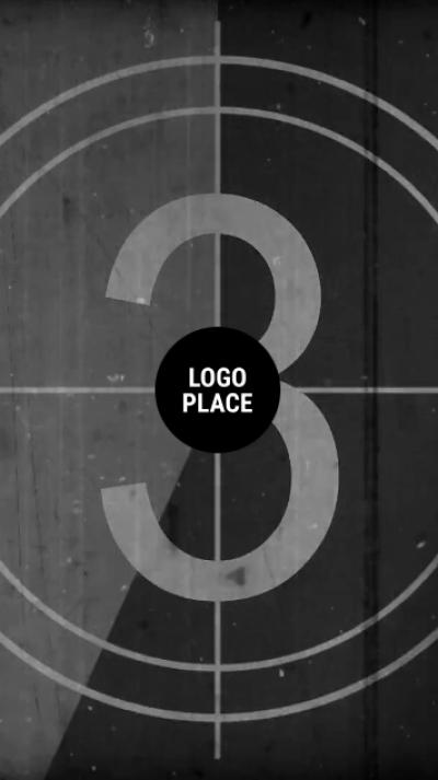 Customizable Grunge Countdown Intro Video Template by FlexClip