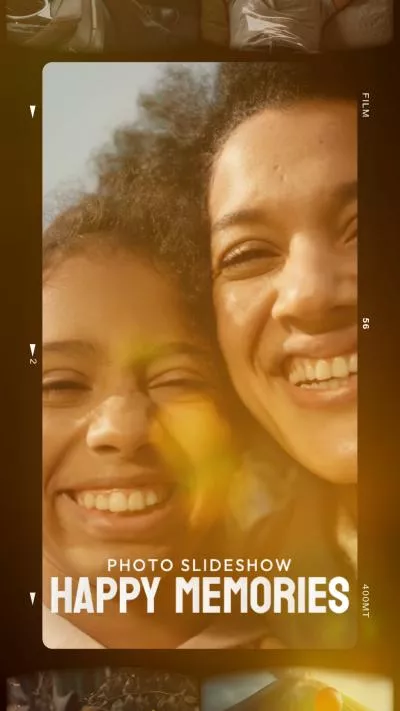 Happy Memories Cinematic Love Film Travel Birthday Family Collage Motivatianal Slideshow