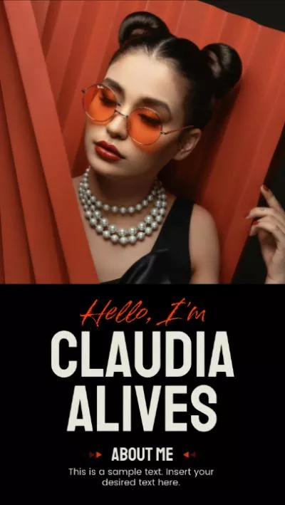 Minimalist Creative Portfolio Business Fashion Resume Slideshow