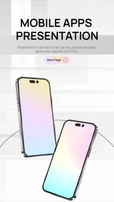 Mobile Apps Presentation Phone Mockup