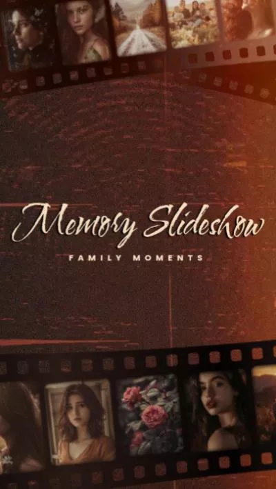 Universal Family Film Memory Photo Collage Slideshow