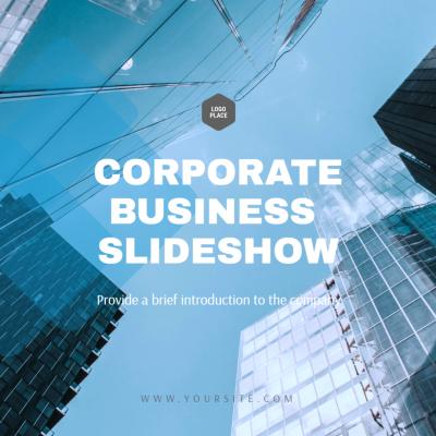 Customizable Dynamic Company Introduction Business Slideshow Video ...