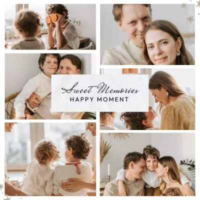 Family Photo Collage Instagram Story