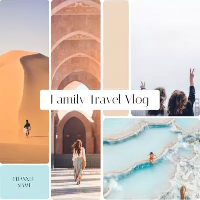 Family Travel Collage Vlog Slideshow