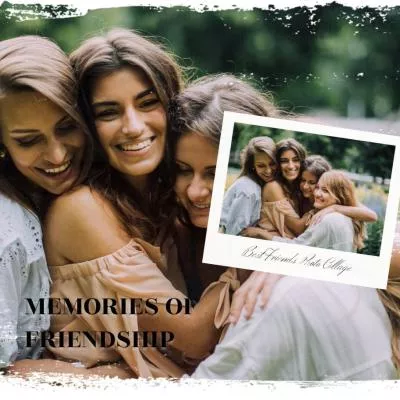 Memories Slideshow Friends Collage Photo