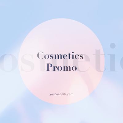 Customizable Minimal Light Leaks Makeup Promotion Video Template by