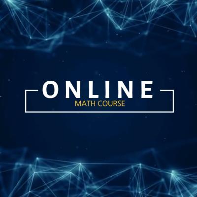 Modelo de vídeo personalizável Online Math Course Promo da FlexClip