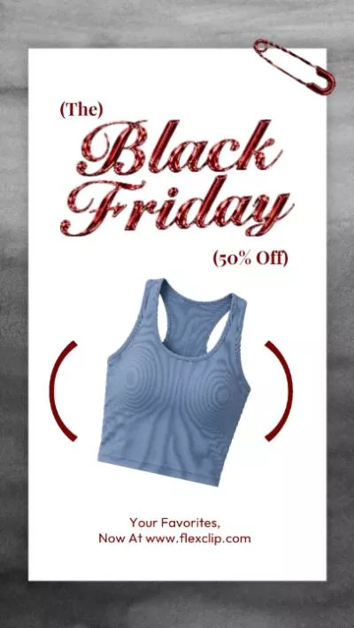 2026 Black Friday Fashion Products Discount Marketing Promo
