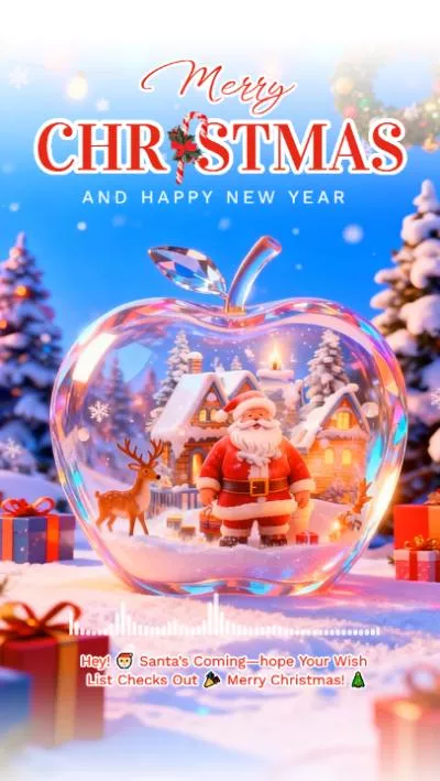 3d Merry Christmas Santa Music Playlist Vlog Youtube Instagram Story