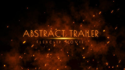 Abstract Golden Movie Trailer