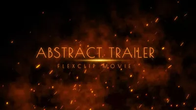 Abstract Golden Movie Trailer