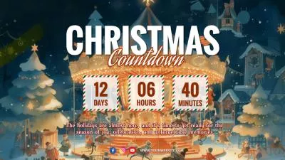 Ai Anime Christmas New Year Holiday Countdown Greeting Youtube Channel