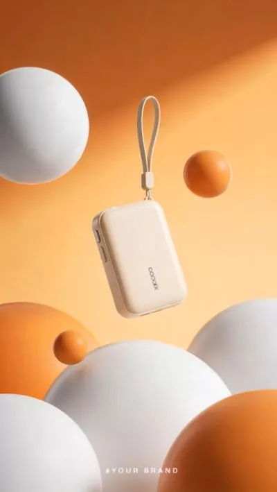 Ai Business Portable Power Bank Product Ad