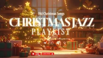 Ai Cartoon Generated Merry Christmas New Year Greeting Message Music Playlist Youtube Channel