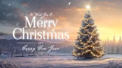 Ai Christmas Tree Winter Snow Happy New Year Music Playlist Youtube Channel Intro