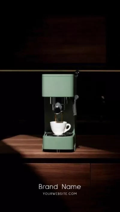 Ai Coffee Machine Appliance Product Ad