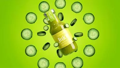 Ai Colorful Fruit Juice Product Ad Promo