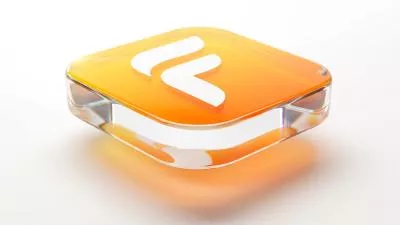 Ai Dynamic Glassy Gradient Logo Reveal Animation Intro