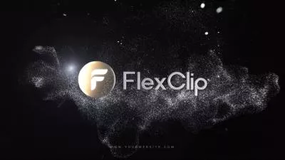 Ai Effect Particle Business Light Beam Sweep Logo Animation Intro