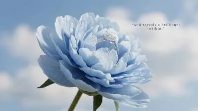 Ai Effects Flowers Ring Jewelry Product Ad Promo