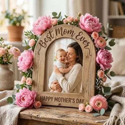  Ai Flowers Frame Mothers Day Family Love Collage Post