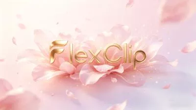 Ai Flowers Luxury Golden Business Logo Intro