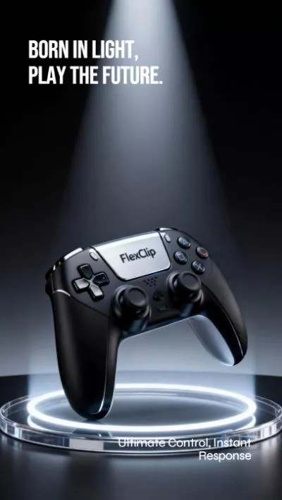 Ai Game Controller Product Display Ad