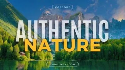  Ai Generated Authentic Travel Hiking Nature Vlog Youtube Channel Intro Outro