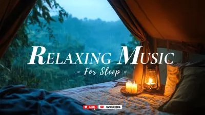  Ai Generated Camping Relaxing Music For Sleep Youtube Channel Intro Outro