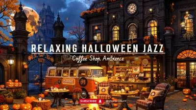 Ai Generated Halloween Spooky Night Music Playlist Youtube Channel Intro