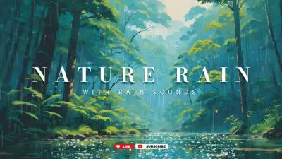  Ai Generated Nature Rain Day Music White Noise Youtube Channel Intro Outro