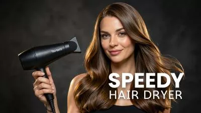 Ai Hair Dryer Product Business Ad Tvc