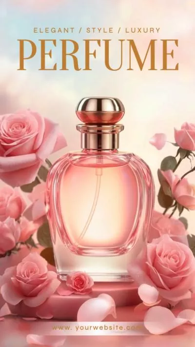 Ai Mothers Day Fresh Rose Perfume Business Product Ad