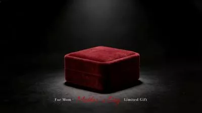 ai-母の日-ベルベットジュエリー-高級品広告