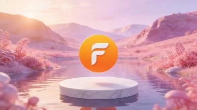 Ai Pink Nature Valley Stage 3d Logo Reveal Intro