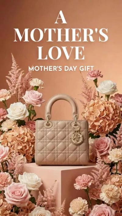 Ai Romantic Floral Mothers Day Bag Product Sale Ad