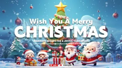 Ai Santa Wish You A Merry Christmas Card Greeting Music Youtube Channel Intro