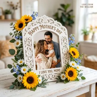 Ai Simple Frame Family Mothers Day Photo Collage Post