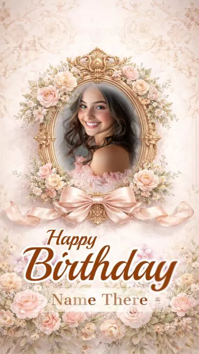 Ai Special Effects Pink 18th Birthday Ceremony Happy Birthday Collage