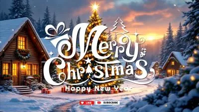  Ai Winter Snow City Merry Christmas Holiday Music Playlist Youtube Channel Intro