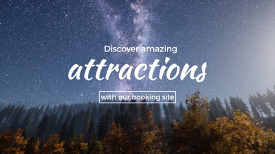 Attraction Booking Site Promo