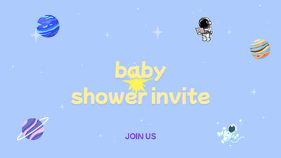 Baby Shower Inviter Espace
