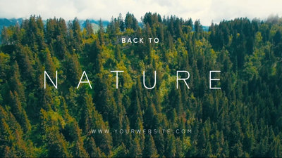 Retour à La Nature Youtube Intro