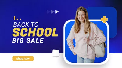 what is video clip presentation Back To School Big Sale Promo